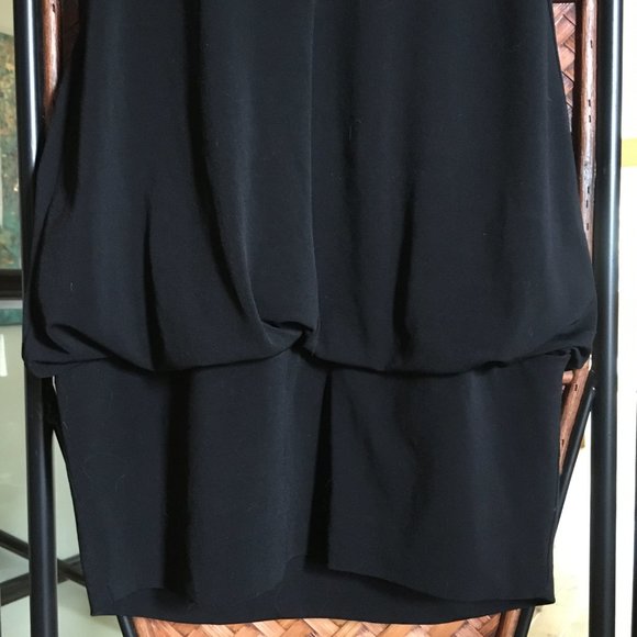 Vintage Black Flapper Bubble USA Made Dress - Picture 5 of 11